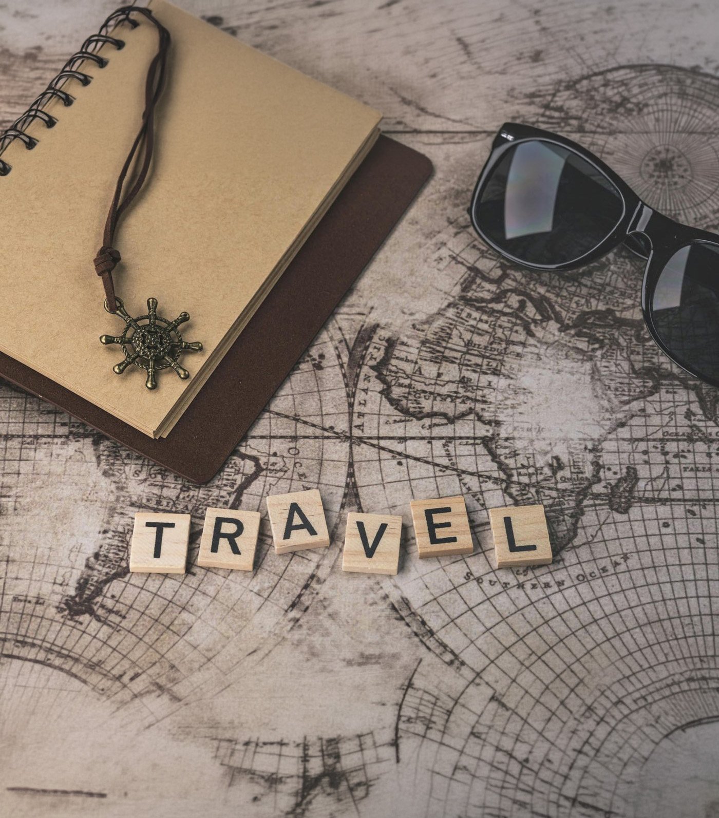 Carnet de voyage préparé pour un itinéraire en Italie